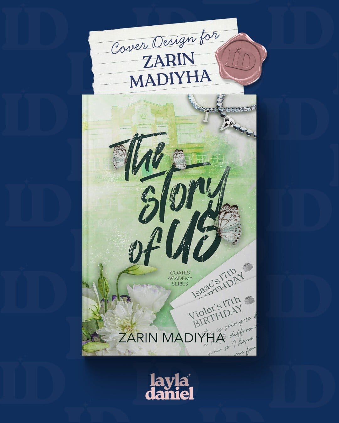 Coperta cărții The Story of Us, design Zarin